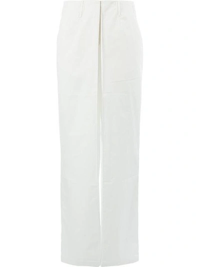 Aalto Wide Leg Trousers In White