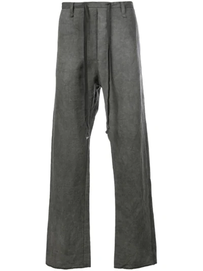 A Diciannoveventitre Straight Leg Trousers In Grey