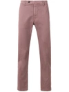 Al Duca D'aosta Cuff Straight Leg Trousers In Pink