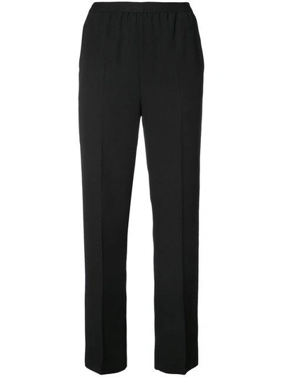 Maison Margiela Cropped Tailored Trousers - Black