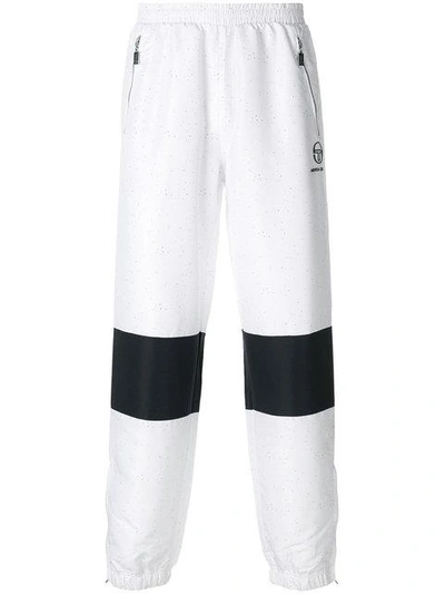 Andrea Crews Colour-block Track Trousers - White