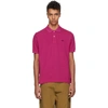 Junya Watanabe + Lacoste Garment-dyed Cotton-piqué Polo Shirt In Pink
