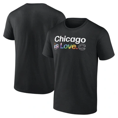 Profile Black Chicago Cubs Pride T-shirt