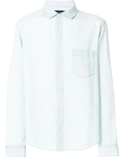 Natural Selection Pocket Button Shirt In Blue
