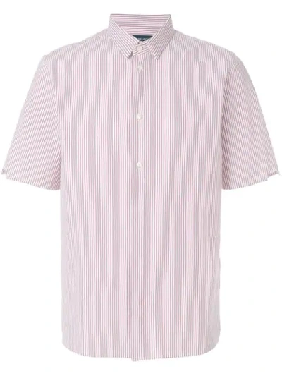 Natural Selection Bombay Striped Shirt In Red