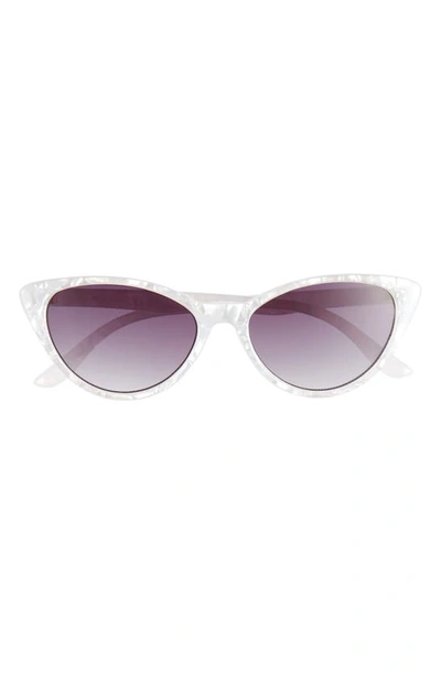 Bp. Cat Eye Sunglasses In White
