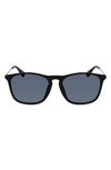 Cole Haan 55mm Square Sunglasses In Matte Black