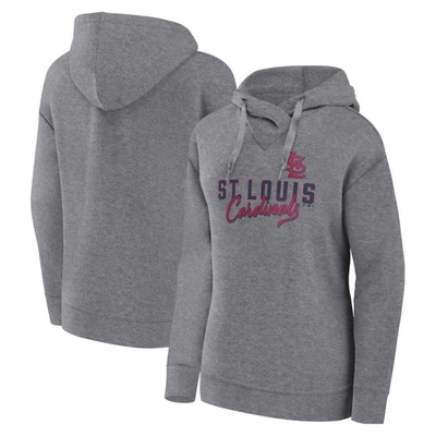 Profile Heather Gray St. Louis Cardinals Plus Size Pullover Hoodie