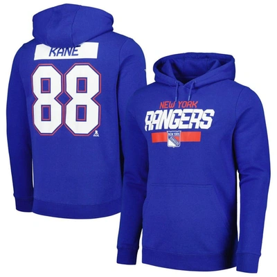 Levelwear Men's  Patrick Kane Blue New York Rangers Name And Number Pullover Hoodie