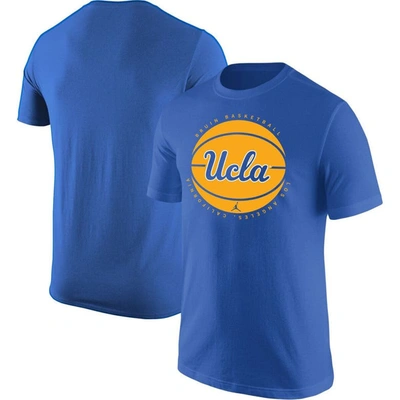 Jordan Brand Blue Ucla Bruins Basketball Logo T-shirt