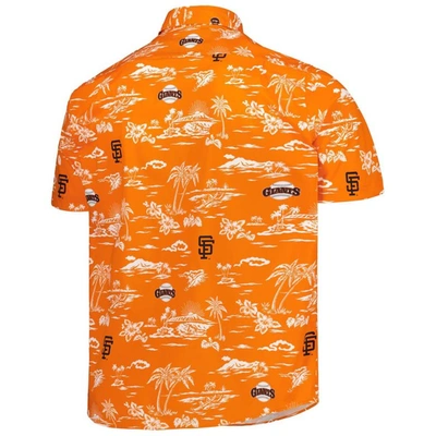 Reyn Spooner Orange San Francisco Giants Kekai Button-down Shirt