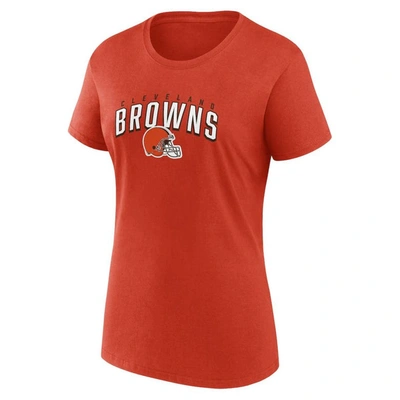 Fanatics Branded  Brown/orange Cleveland Browns Fan T-shirt Combo Set