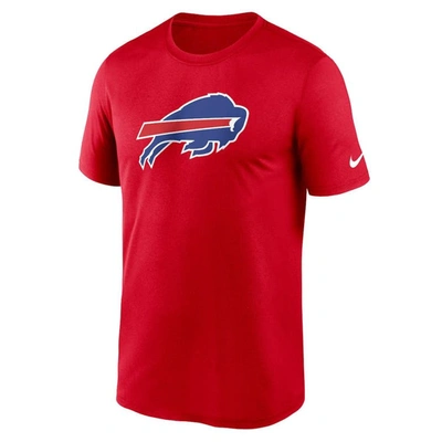 Nike Red Buffalo Bills Legend Logo Performance T-shirt