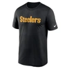 Nike Black Pittsburgh Steelers Legend Wordmark Performance T-shirt