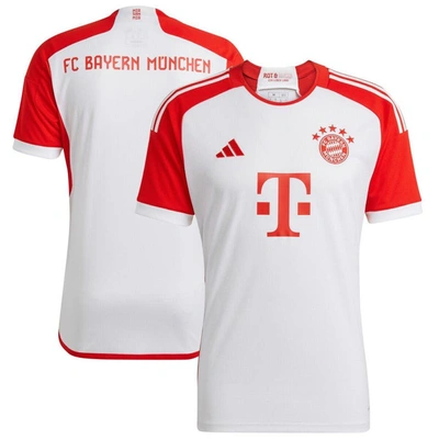 Adidas Originals Adidas  White Bayern Munich 2023/24 Home Replica Jersey