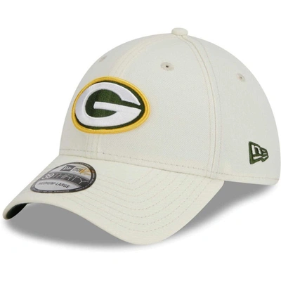 New Era Cream Green Bay Packers Classic 39thirty Flex Hat