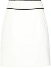 Olympiah Pumacahua A-line Skirt In White