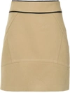 Olympiah Pumacahua A-line Skirt In Brown