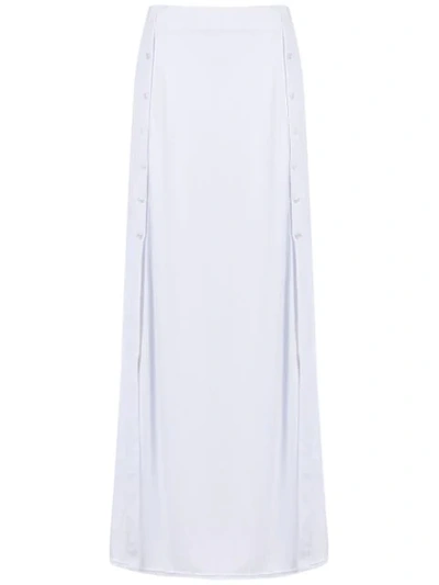 Amir Slama Side Slits Skirt In White