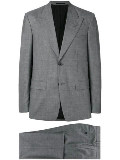 Maison Margiela Woven Two Piece Suit In Grey