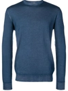 Drumohr Round Neck Sweater In Blue