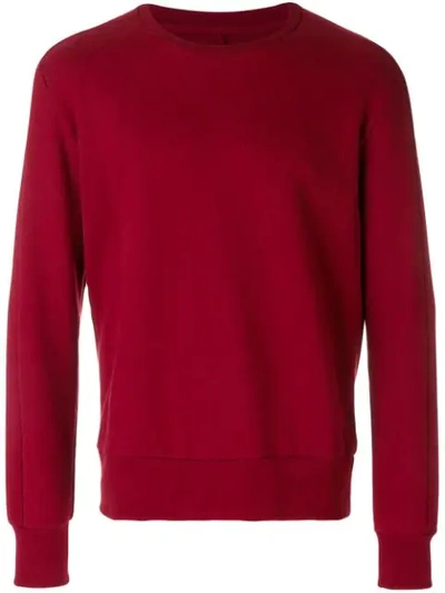 Natural Selection Round Neck Jumper In Red