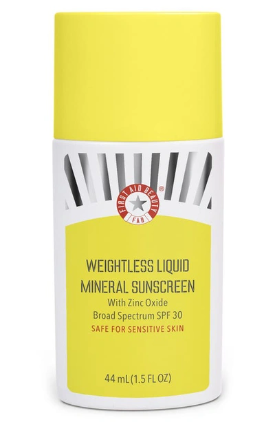 First Aid Beauty Weightless Liquid Mineral Sunscreen With Zinc Oxide Spf 30