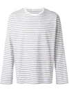 Nanamica Striped Sweatshirt - White