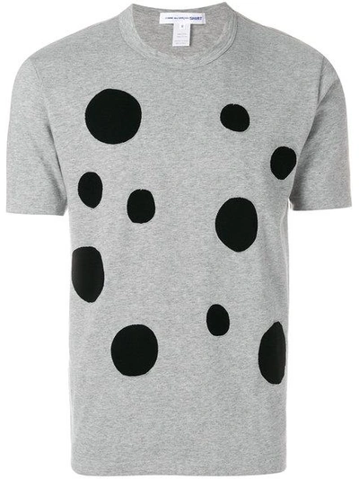 Comme Des Garçons Shirt Dot Print Short-sleeve T-shirt - Grey