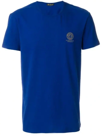Versace Medusa T-shirt In Blue