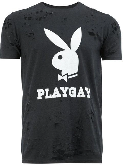 Loha Vete Playgay Logo T In Black
