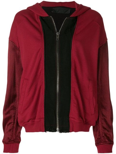 トップス haider ackermann , oversized hoodie Haider Ackermann Hoodie Men's Small Olive Green Full Zip Up