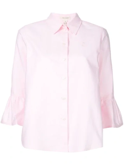Marc Jacobs Pink Ruffle Sleeves Shirt