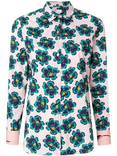 Paul Smith Floral Print Shirt In Multicolour