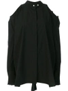 Damir Doma Cold Shoulder Shirt - Black