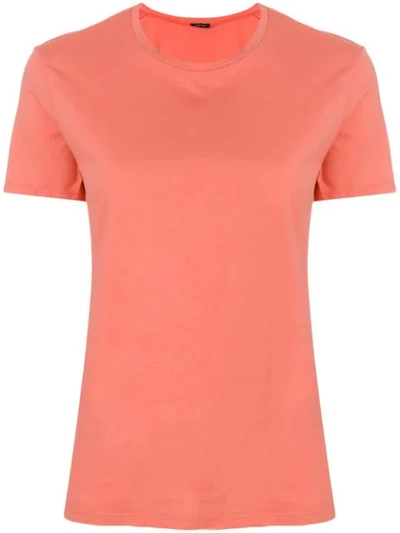 Aspesi Round Neck T-shirt In Pink