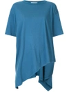 Vika Gazinskaya Asymmetric T-shirt - Blue