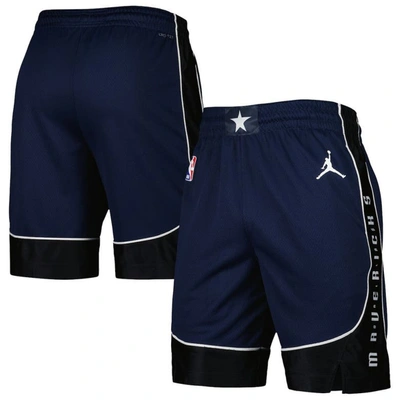 Jordan Brand Navy Dallas Mavericks 2022/2023 Statement Edition Swingman Performance Shorts