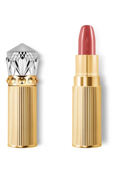 Christian Louboutin Louboutin Rouge Silky Satin On The Go Lipstick In Belly Bloom 011