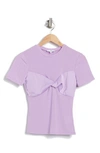 Nsr Slinky Sateen T-shirt In Lilac