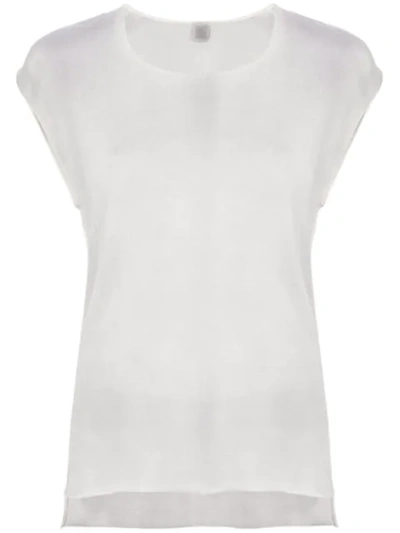 Eleventy Round Neck T-shirt In Grey