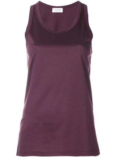 Lemaire Classic Tank Top In Pink