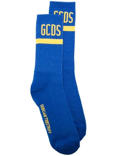 Gcds Embroidered Logo Socks