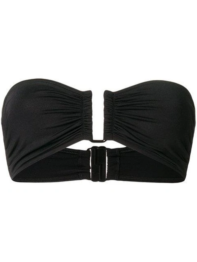Eres Strapless Bikini Top In Black