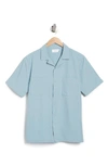 Onia Button-up Camp Shirt In Hazy Cloud