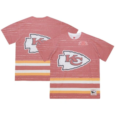 Mitchell & Ness Red Kansas City Chiefs Jumbotron 3.0 T-shirt