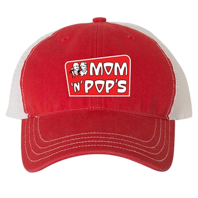 Jr Motorsports Official Team Apparel Red Dale Earnhardt Jr. 2023 Mom N' Pops Trucker Snapback Adjust