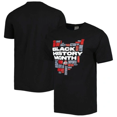 Comfortwash Black Ohio State Buckeyes Black History Month Basketball T-shirt