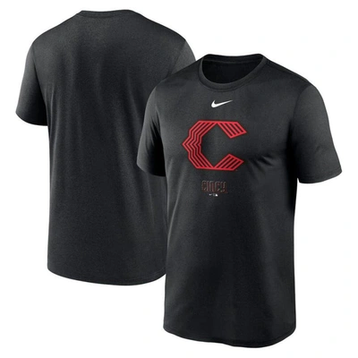 Nike Black Cincinnati Reds 2023 City Connect Large Logo T-shirt