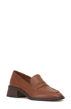 Vince Camuto Enachel Penny Loafer In Brown